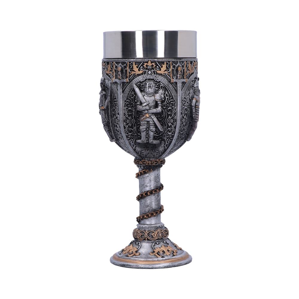 Medieval Knight Chain Wine Goblet Default Title - Goblets & Chalices at Gift Moments