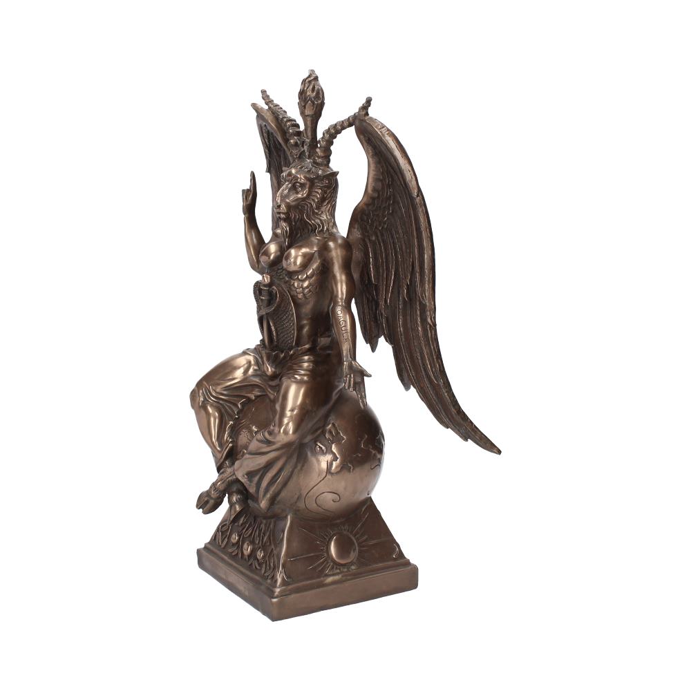 Bronzed Baphomet Occult Sabatic Goat Large Figurine 38cm - Figurines Large (30-50cm) at Gift Moments