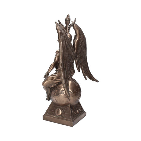 Bronzed Baphomet Occult Sabatic Goat Large Figurine 38cm - Figurines Large (30-50cm) at Gift Moments