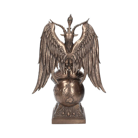 Bronzed Baphomet Occult Sabatic Goat Large Figurine 38cm - Figurines Large (30-50cm) at Gift Moments