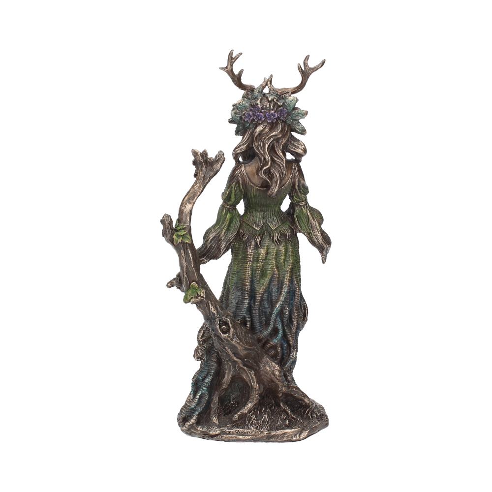 Lady of the Forest Figurine Bronze Celtic Pagan Goddess Flidais Ornament - Figurines Medium (15-29cm) at Gift Moments