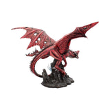 Fraener's Wrath Large Red Dragon Figurine - Figurines Extra Large (Over 50cm) at Gift Moments