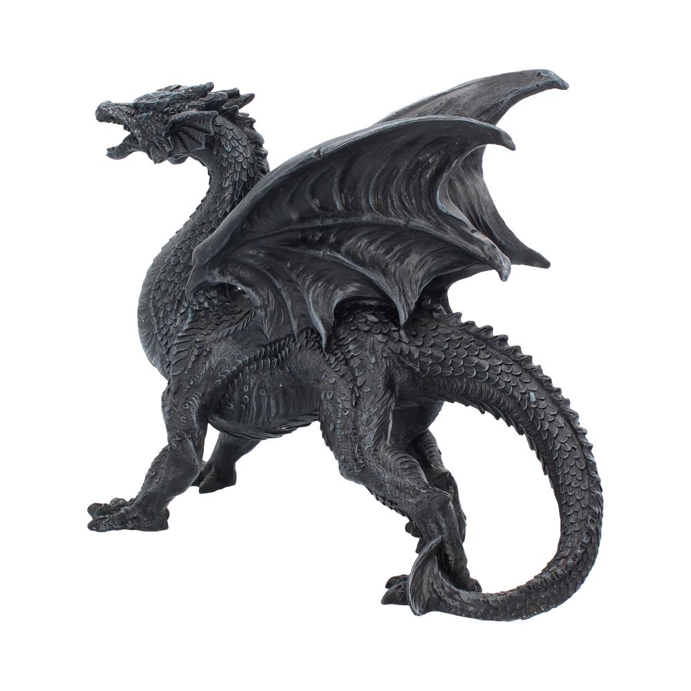 Nemesis Now Obsidian Dragon Watcher 31cm - Figurines Large (30-50cm) at Gift Moments