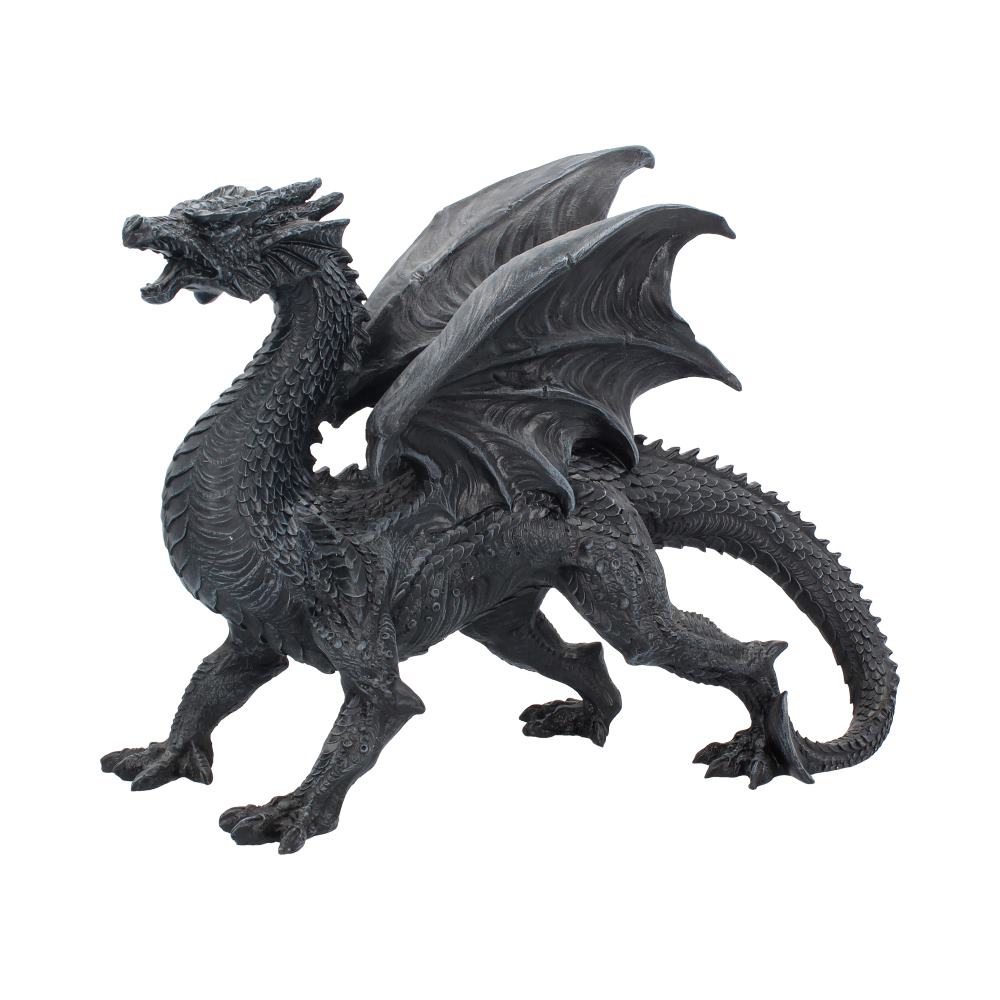 Nemesis Now Obsidian Dragon Watcher 31cm Default Title - Figurines Large (30-50cm) at Gift Moments