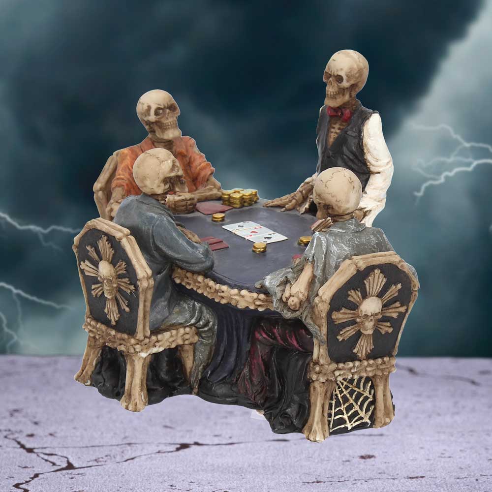 End Game Skeleton Poker Game 16cm - Figurines Medium (15-29cm) at Gift Moments