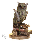 Ulula Bronze Academic Owl Figurine Default Title - Figurines Medium (15-29cm) at Gift Moments