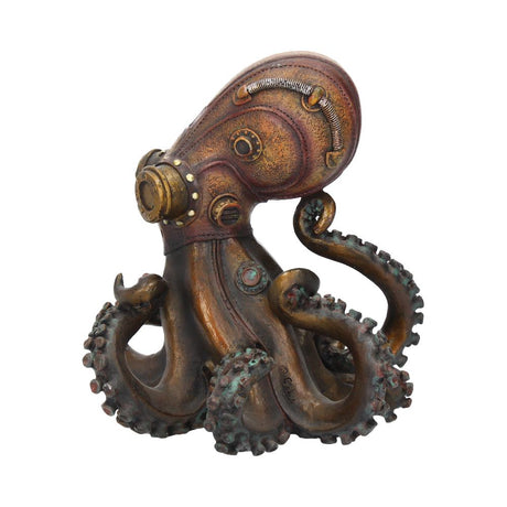 Bronze Octo-Steam Steampunk Octopus Squid Figurine - Figures & Collectables at Gift Moments