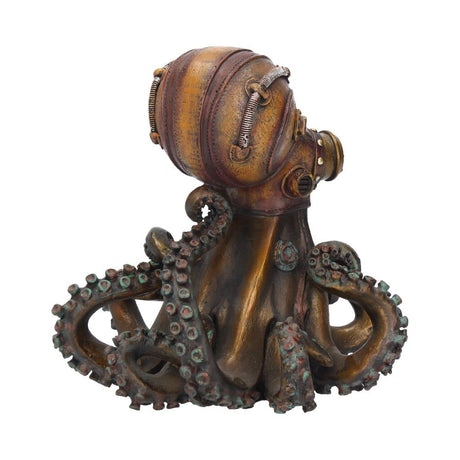 Bronze Octo-Steam Steampunk Octopus Squid Figurine - Figures & Collectables at Gift Moments