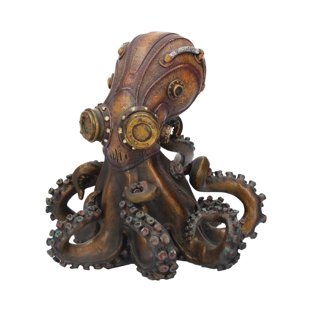 Bronze Octo-Steam Steampunk Octopus Squid Figurine Default Title - Figurines Medium (15-29cm) at Gift Moments