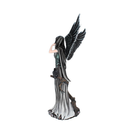 Sorrel Large Dark Angel Fairy and Raven Figurine - Figurines Extra Large (Over 50cm) at Gift Moments