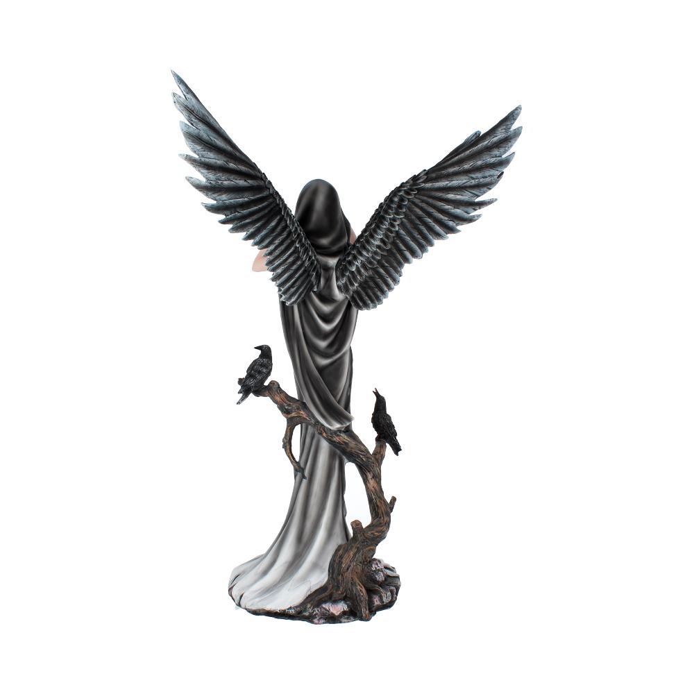 Sorrel Large Dark Angel Fairy and Raven Figurine - Figurines Extra Large (Over 50cm) at Gift Moments