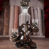 Tentacle Temptation Octopus Squid Bottle and Shot Glass Holder - Shot Glasses at Gift Moments