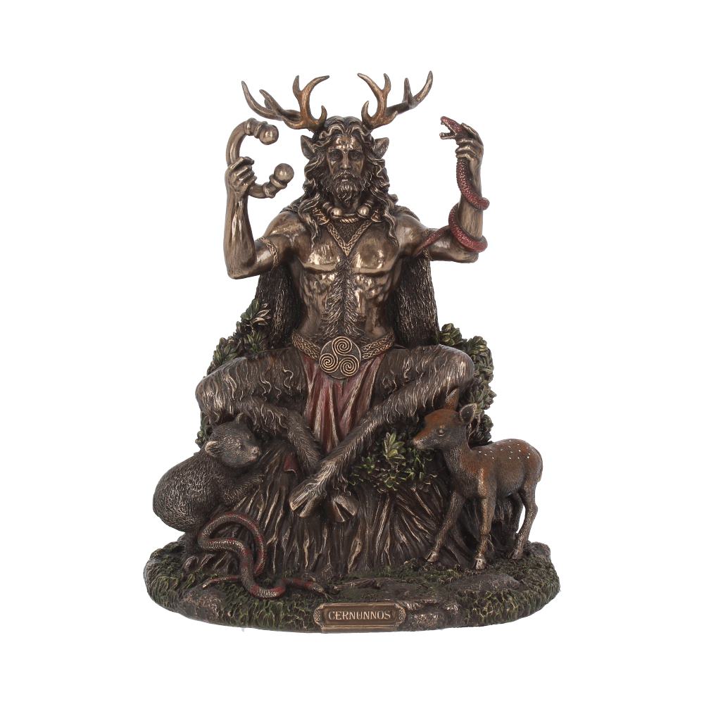 Cernunnos and Animals Horned God Bronze Figurine Default Title - Figurines Medium (15-29cm) at Gift Moments