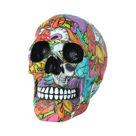 Calypso Graphic Art Printed Skull - Figurines Medium (15-29cm) at Gift Moments