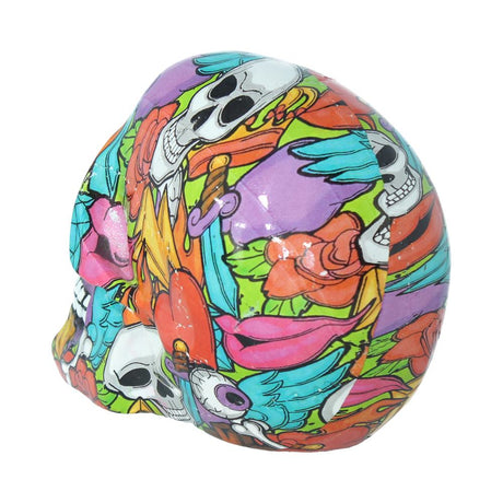 Calypso Graphic Art Printed Skull - Figurines Medium (15-29cm) at Gift Moments