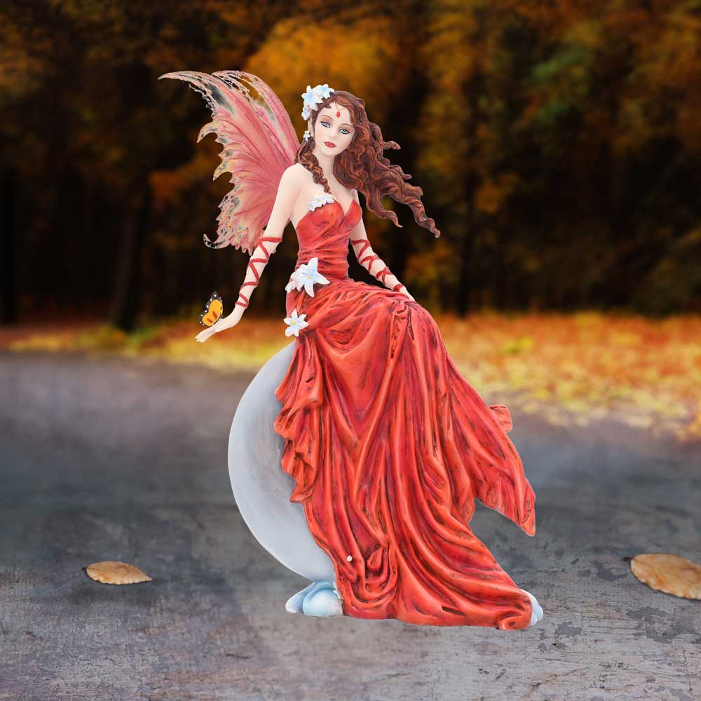 Crimsonlily Moon Fairy Companion Figurine - Figures & Collectables at Gift Moments