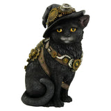 Clockwork Kitty Figurine Steampunk Cat Ornament Default Title - Figures & Collectables at Gift Moments