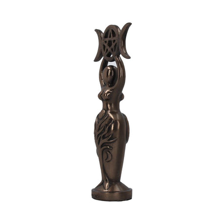 Triple Goddess Figurine Bronzed Wiccan Idol Ornament - Figures & Collectables at Gift Moments