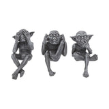 Three Wise Goblins Figurine Gargoyle Ornaments Default Title - Figures & Collectables at Gift Moments