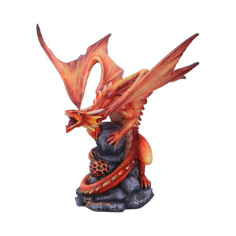 Adult Fire Dragon By Anne Stokes 24.5cm Default Title - Figures & Collectables at Gift Moments