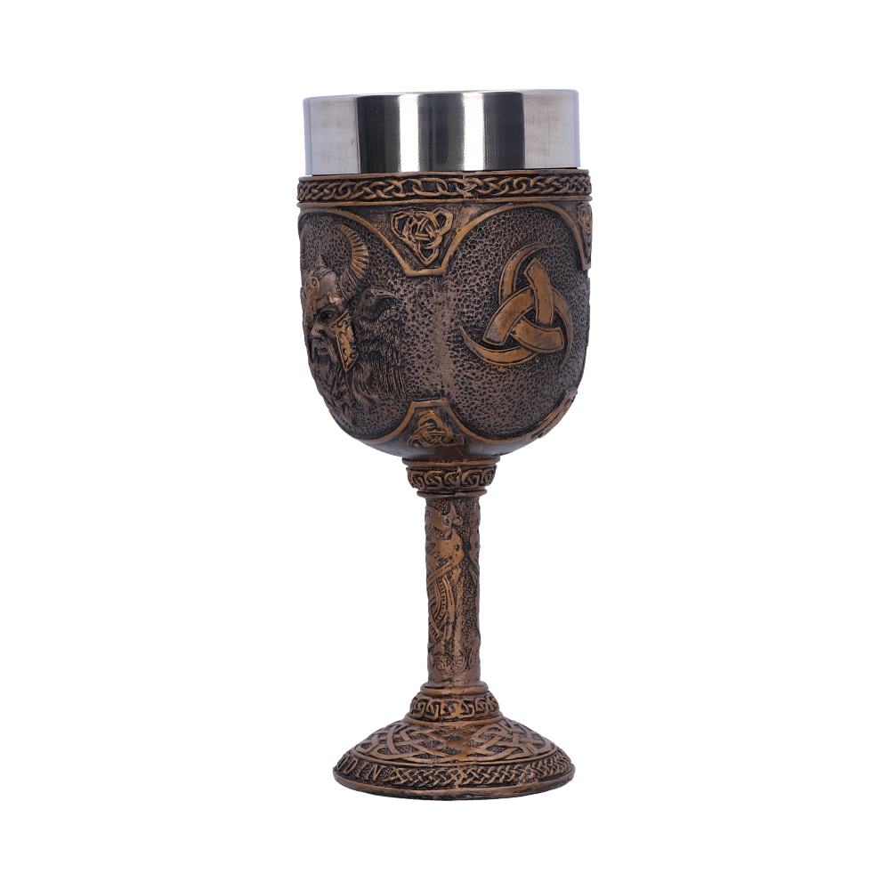 Odin Norse God of Wisdom and War Goblet - Goblets & Chalices at Gift Moments