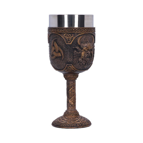 Odin Norse God of Wisdom and War Goblet - Goblets & Chalices at Gift Moments