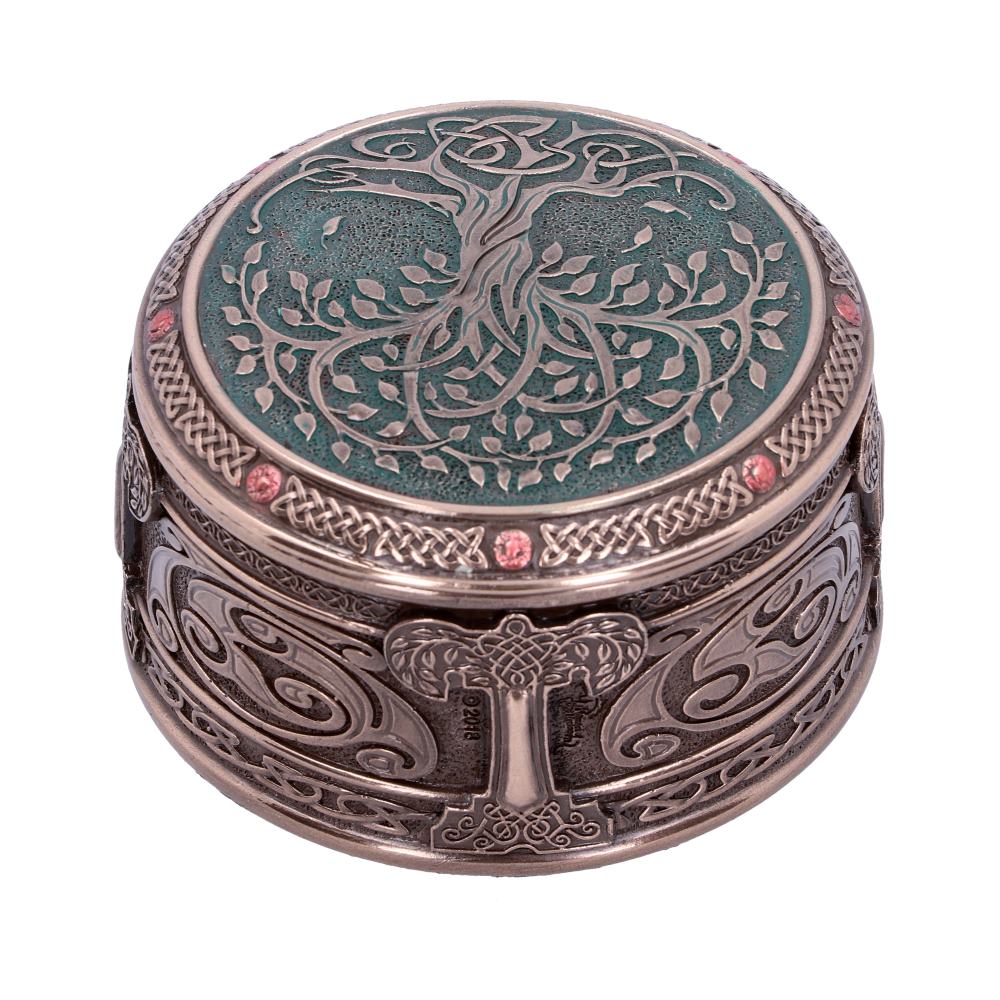 Round Tree of Life Celtic Trinket Box - Boxes at Gift Moments