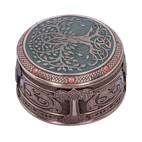 Round Tree of Life Celtic Trinket Box - Boxes at Gift Moments