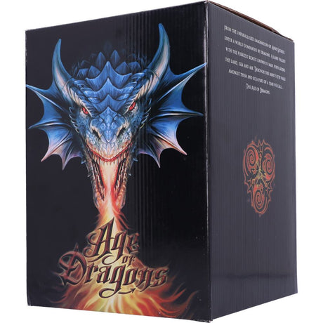 Anne Stokes Age of Dragons Adult Silver Dragon Figurine - Figures & Collectables at Gift Moments