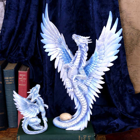 Anne Stokes Age of Dragons Adult Silver Dragon Figurine - Figures & Collectables at Gift Moments