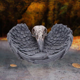 Edgar Allen Poe's Nevermore Raven Skull Trinket Holder Jewellery Dish - Figures & Collectables at Gift Moments