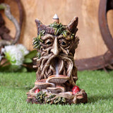 The Wisest Dryad Tree Spirit Green Man Backflow Incense Burner - Incense Holders at Gift Moments