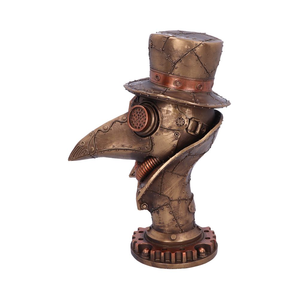 Steampunk Beaky Plague Doctor Bust Figurine - Figures & Collectables at Gift Moments