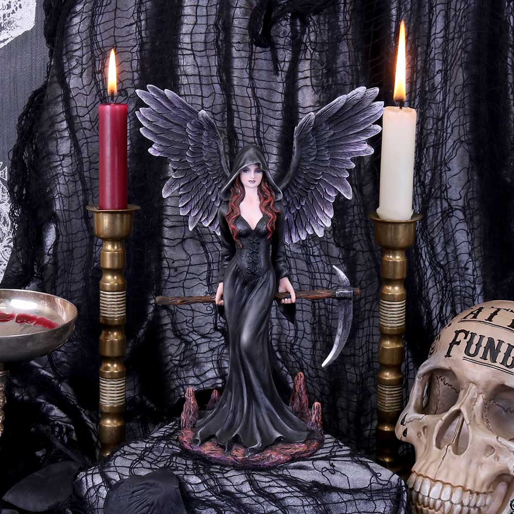 Take my Soul Gothic Female Reaper with Scythe Figurine - Figures & Collectables at Gift Moments