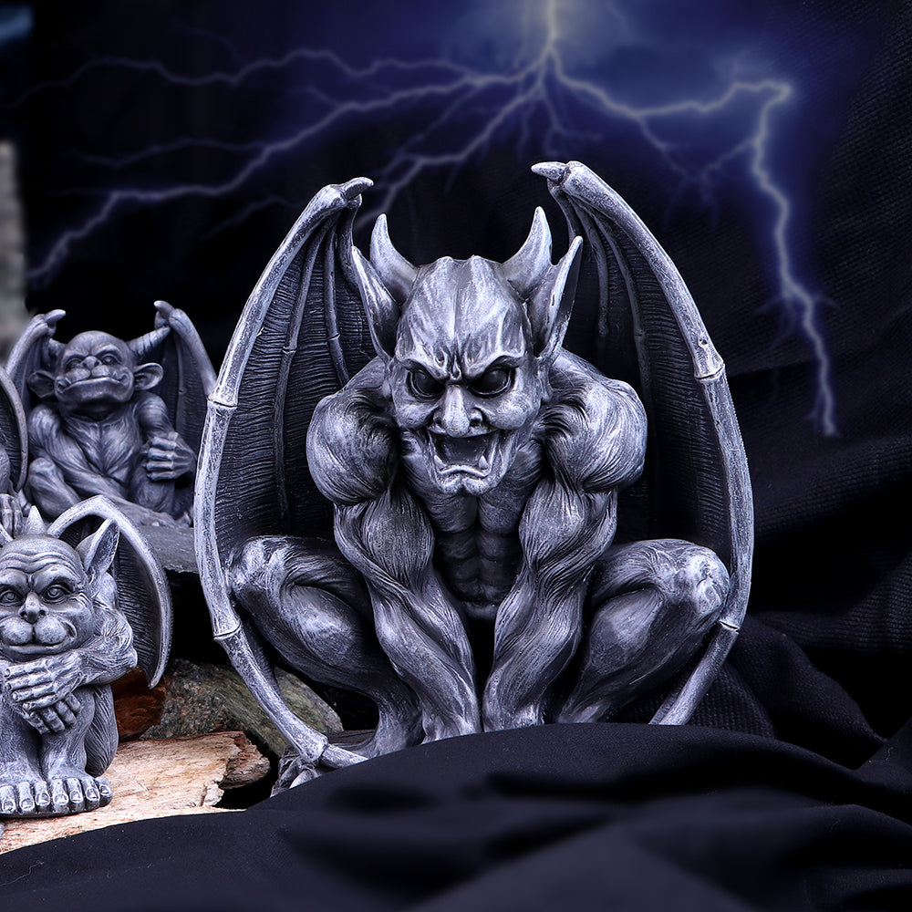 Adalward Dark Black Grotesque Gargoyle Figurine - Figures & Collectables at Gift Moments