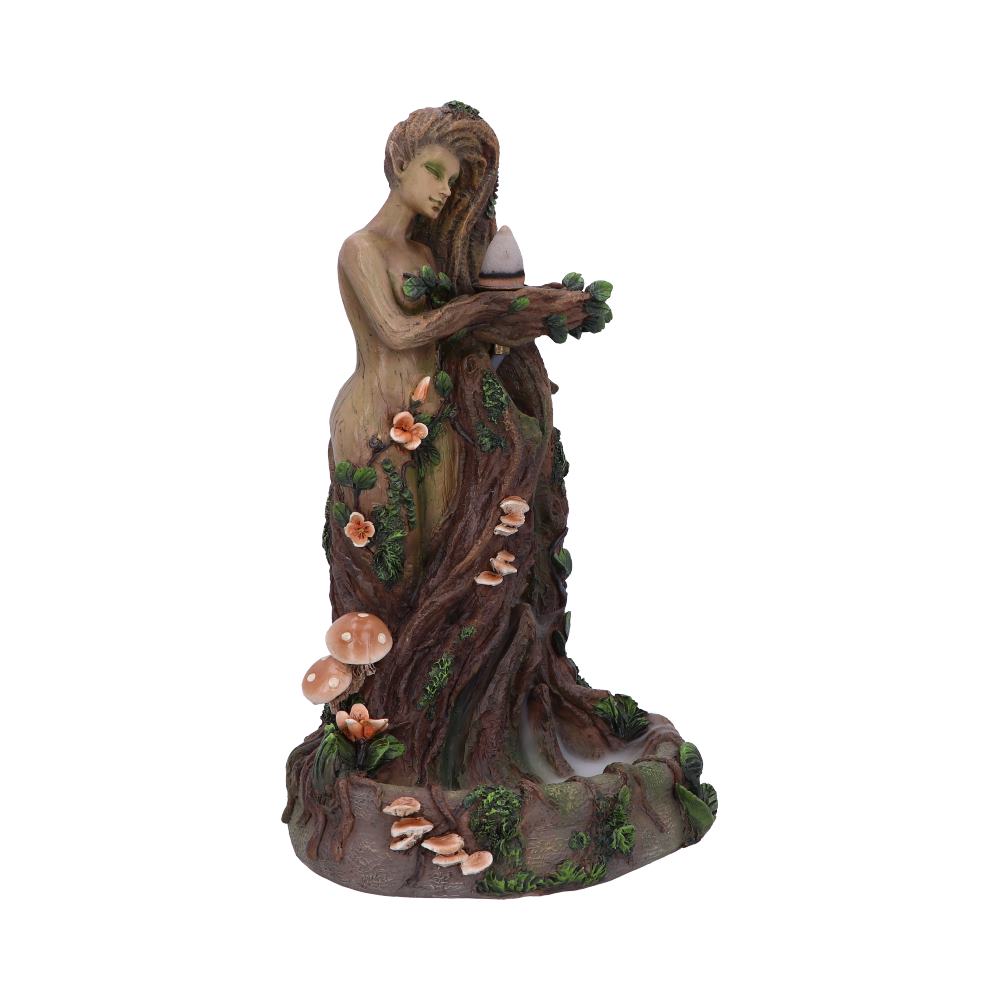 Lady Earth Female Tree Spirit Natural Backflow Incense Burner - Incense Holders at Gift Moments