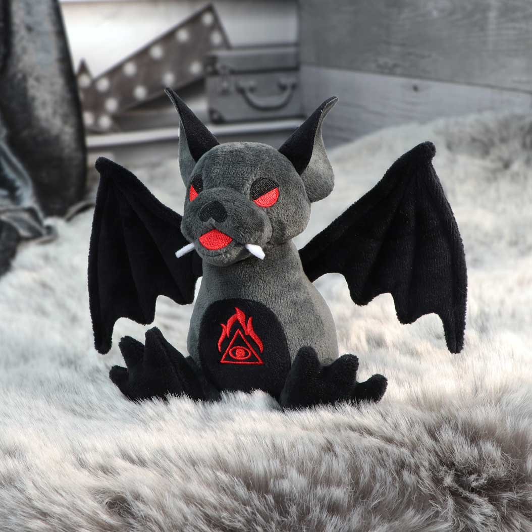 Fluffy Fiends Bat Cuddly Plush Toy 18cm - Plush at Gift Moments