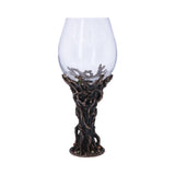 Bronze Forest Nectar Ancient Tree Spirit Green Man Goblet Wine Glass - Goblets & Chalices at Gift Moments