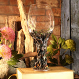 Bronze Forest Nectar Ancient Tree Spirit Green Man Goblet Wine Glass - Goblets & Chalices at Gift Moments