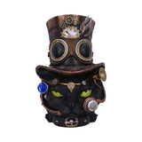 Felius Mogg 28.8cm Steampunk Black Cat Head Figurine Default Title - Figures & Collectables at Gift Moments