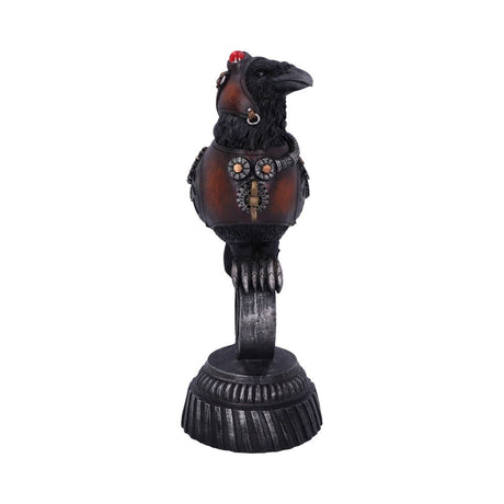 Steampunk Rivet Raven Mechanical Bird Figurine - Figures & Collectables at Gift Moments