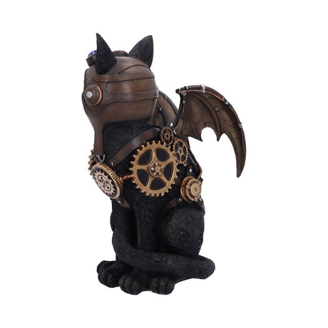 Feline Flight 22.7cm Steampunk Black Cat Pilot Figurine - Figures & Collectables at Gift Moments