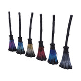 Set of Six Positivity Broomsticks with Silver Charms - Figures & Collectables at Gift Moments