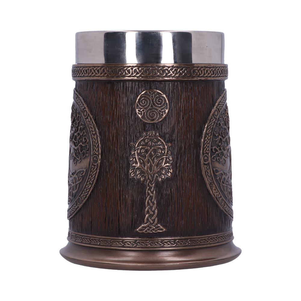 Bronze Tree of Life Tankard 16cm - Tankards at Gift Moments