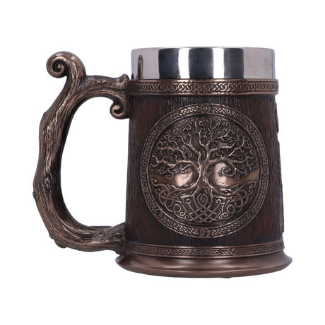 Bronze Tree of Life Tankard 16cm - Tankards at Gift Moments