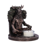 Cernunnos Bronze Tealight Holder 13.5cm - Candles & Holders at Gift Moments