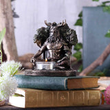 Cernunnos Bronze Tealight Holder 13.5cm - Candles & Holders at Gift Moments