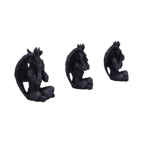 Three Wise Baphomet Figurines 10.2cm - Figures & Collectables at Gift Moments