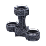 Thor's Hammer Tea Light Holder 18.5cm - Candles & Holders at Gift Moments