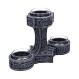 Thor's Hammer Tea Light Holder 18.5cm - Candles & Holders at Gift Moments